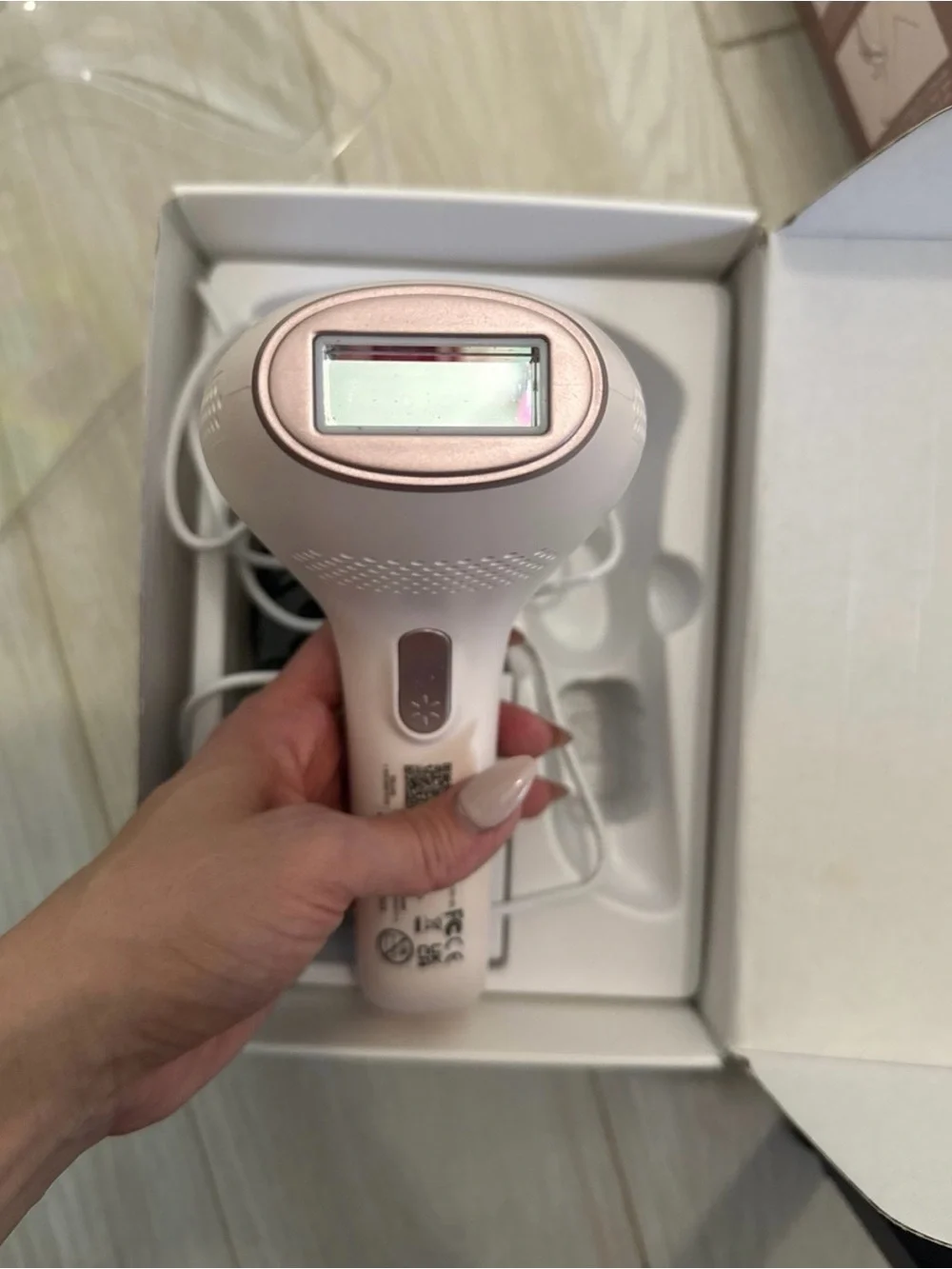 innza JD-TM022 Rose Gold Home IPL Hair Removal Device